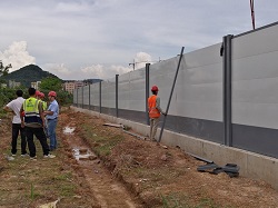 旭東鋼構：工地施工圍擋安裝，樹立企業形象