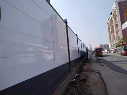 深圳市觀瀾工程施工圍擋鋼結構A款-旭東圍擋廠家發貨